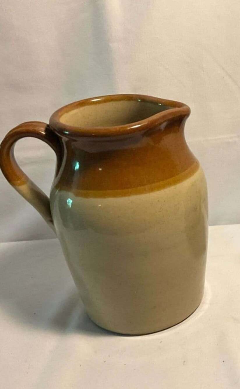 VTG 70’s Pearson's of Chesterfield, Farmhouse Stoneware Pitcher-England.